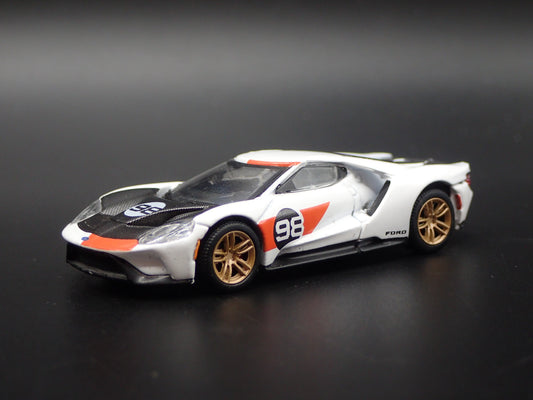 2017-2022 FORD GT #98 KEN MILES, LLYOD RUBY TRIBUTE 1:64 SCALE DIECAST MODEL CAR