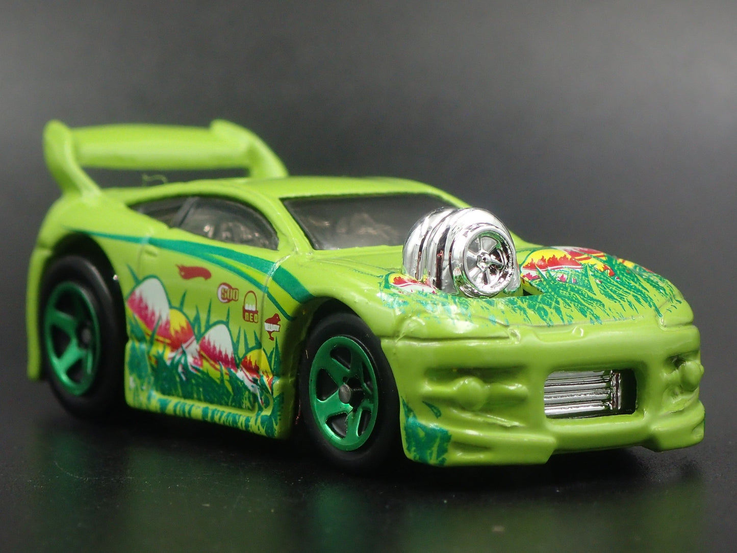 MITSUBISHI ECLIPSE GREEN 1:64 SCALE COLLECTIBLE DIORAMA DIECAST MODEL CAR