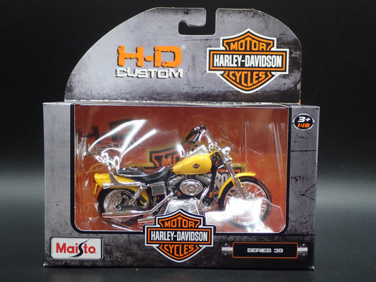 2001 01 FXDWG DYNA WIDE GLIDE HARLEY DAVIDSON MOTORCYCLE MAISTO SERIES 39 1/18
