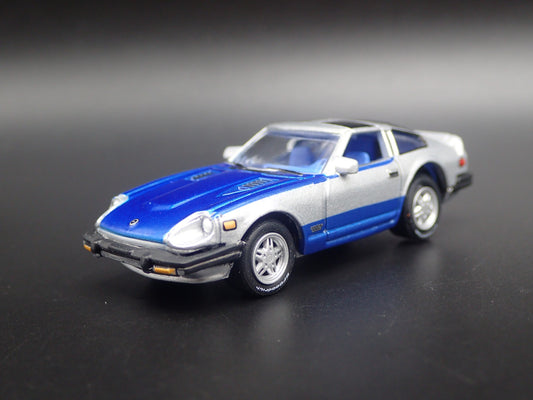 1981 81 DATSUN 280ZX TURBO BLUE 1:64 SCALE COLLECTIBLE DIORAMA DIECAST MODEL CAR