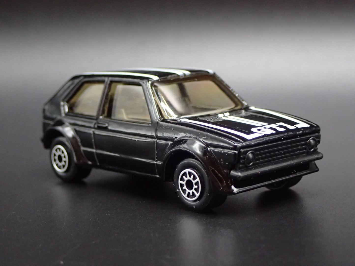 VW VOLKSWAGEN GOLF GTI MK1 BLACK RARE 1:64 SCALE COLLECTIBLE DIECAST MODEL CAR