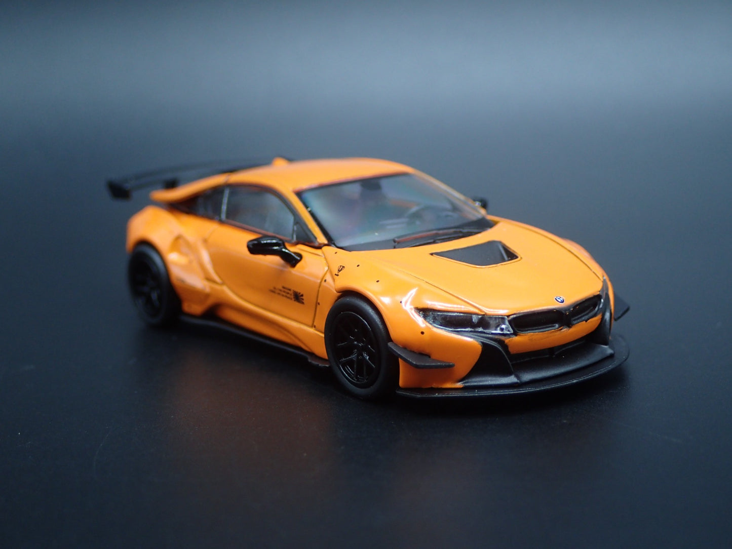 2014-2020 BMW i8 LIBERTY WALK LBWK RARE 1:64 SCALE DIORAMA DIECAST MODEL CAR