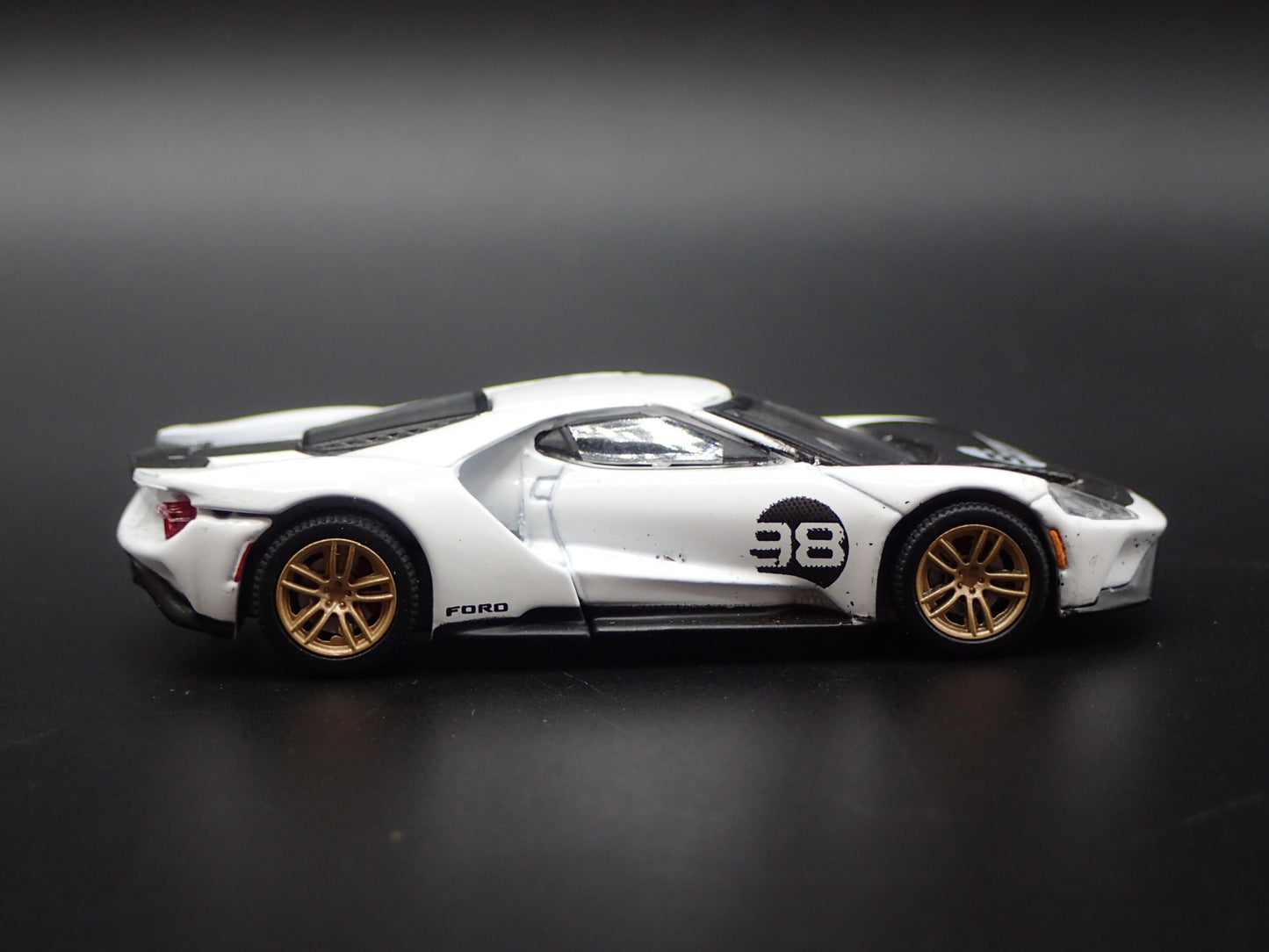 2017-2022 FORD GT #98 KEN MILES, LLYOD RUBY TRIBUTE 1:64 SCALE DIECAST MODEL CAR
