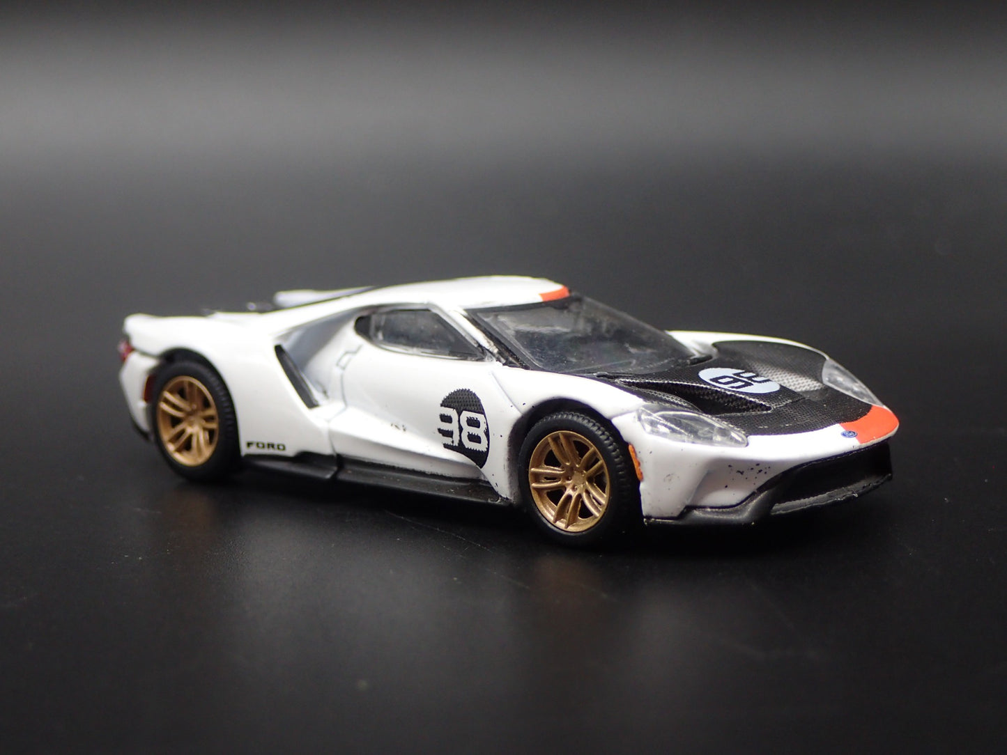 2017-2022 FORD GT #98 KEN MILES, LLYOD RUBY TRIBUTE 1:64 SCALE DIECAST MODEL CAR