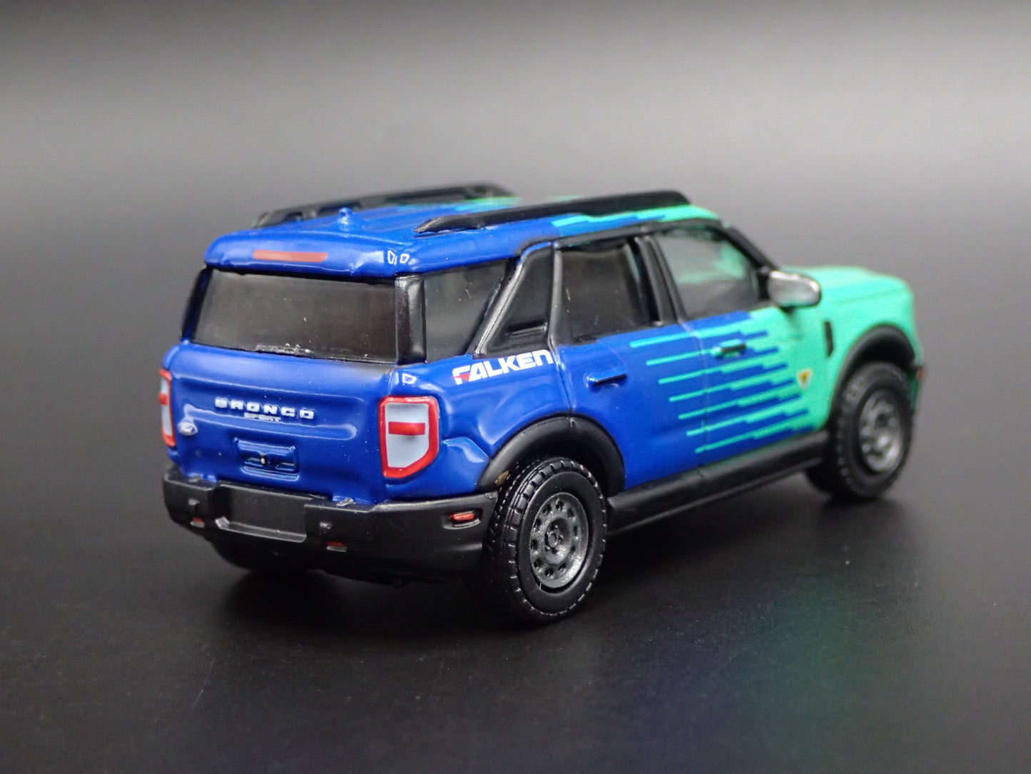 2021-2025 FORD BRONCO SPORT FALKEN TIRES 1:64 SCALE DIORAMA DIECAST MODEL CAR