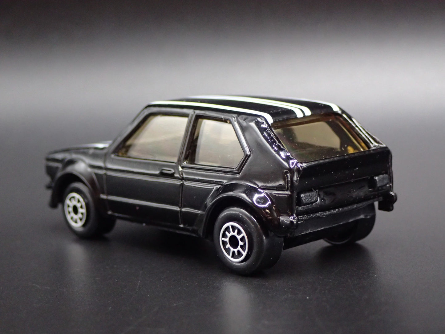 VW VOLKSWAGEN GOLF GTI MK1 BLACK RARE 1:64 SCALE COLLECTIBLE DIECAST MODEL CAR