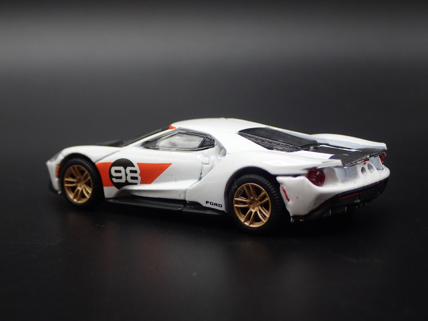 2017-2022 FORD GT #98 KEN MILES, LLYOD RUBY TRIBUTE 1:64 SCALE DIECAST MODEL CAR