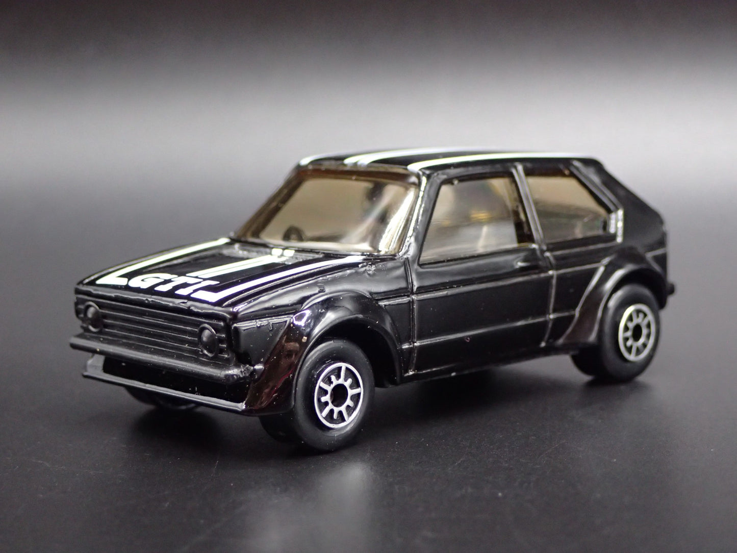 VW VOLKSWAGEN GOLF GTI MK1 BLACK RARE 1:64 SCALE COLLECTIBLE DIECAST MODEL CAR
