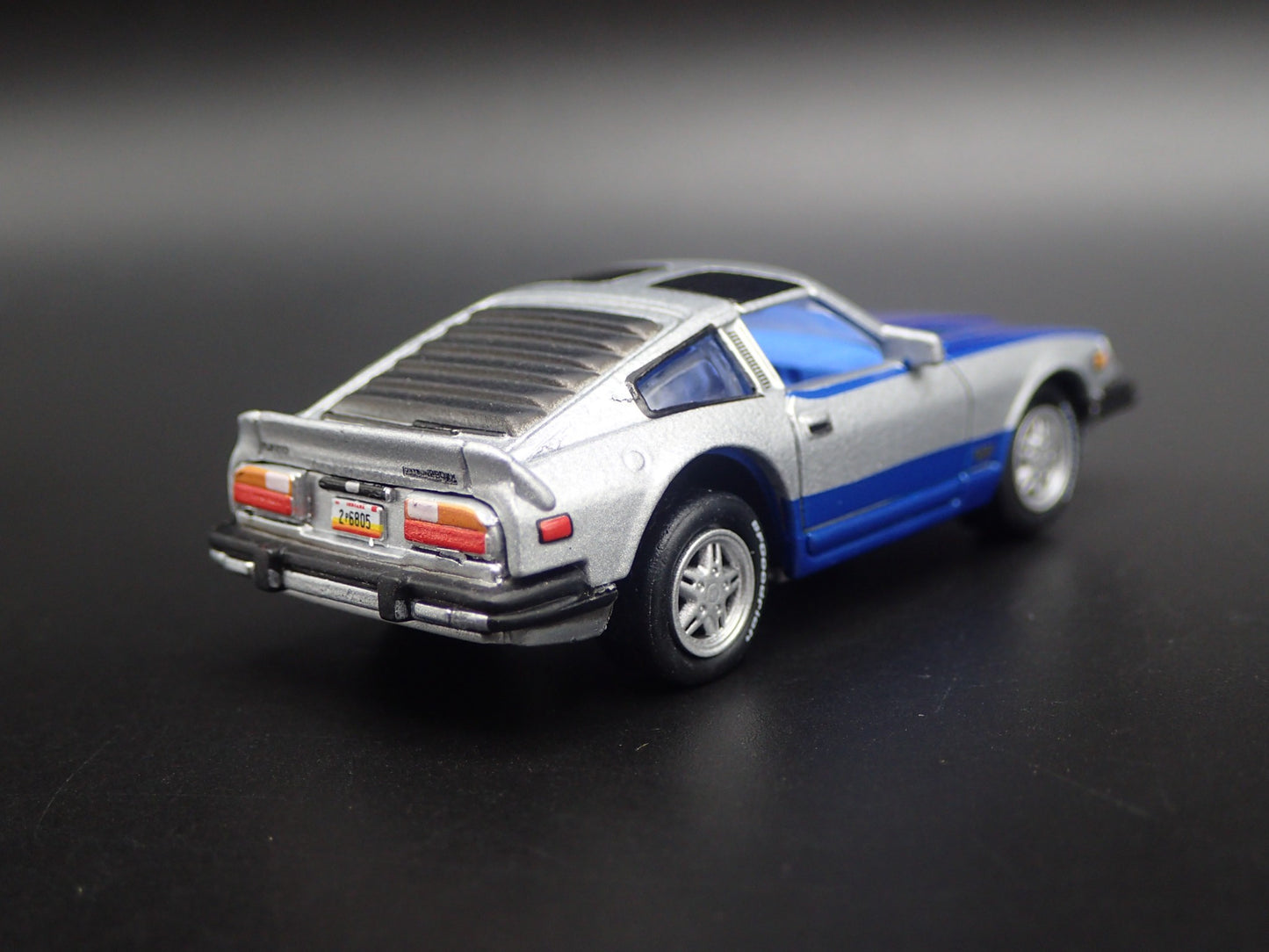 1981 81 DATSUN 280ZX TURBO BLUE 1:64 SCALE COLLECTIBLE DIORAMA DIECAST MODEL CAR