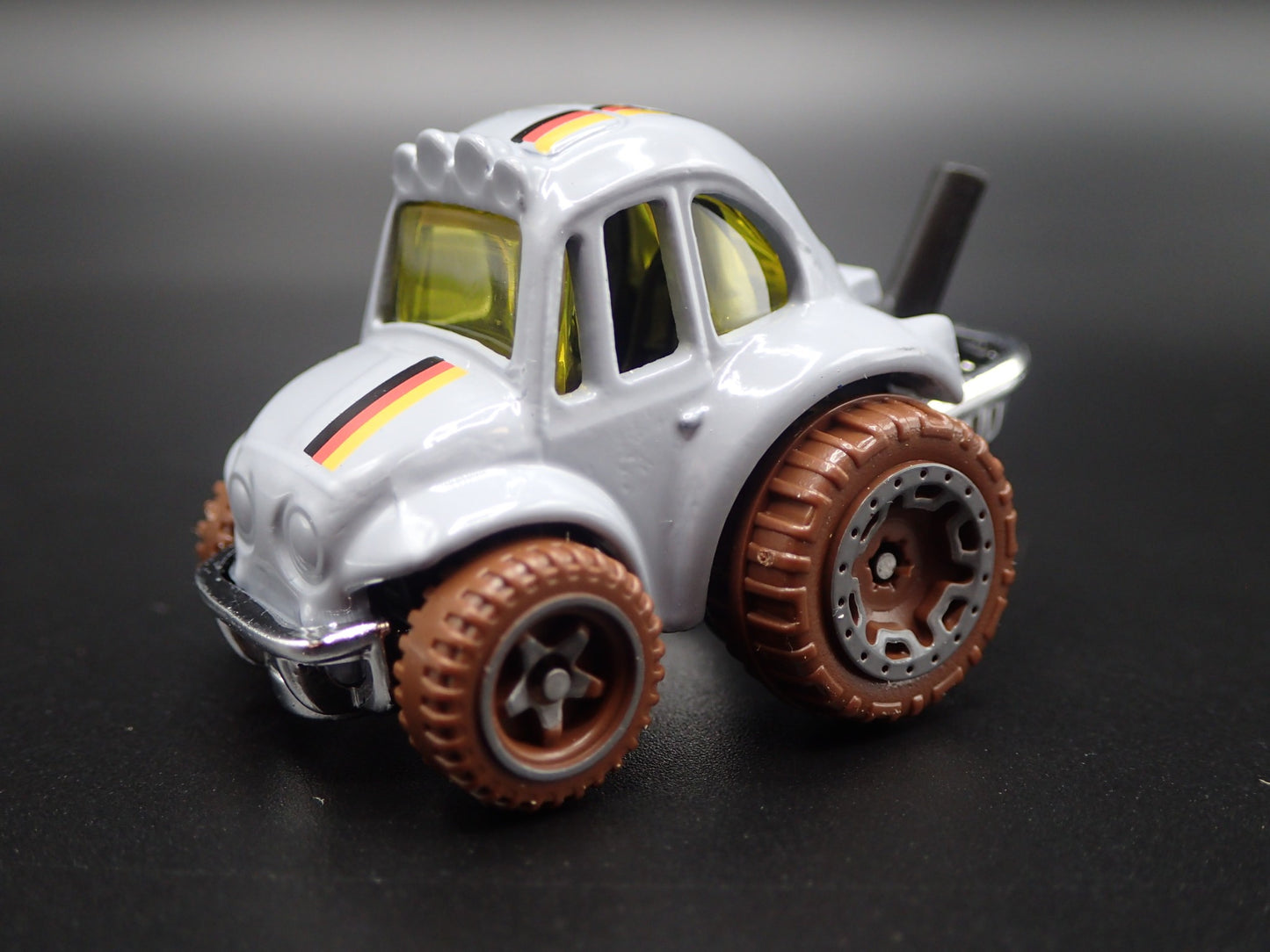 VW VOLKSWAGEN BAJA BEETLE BUG OFF ROAD GRAY 1/64 SCALE DIORAMA DIECAST MODEL CAR