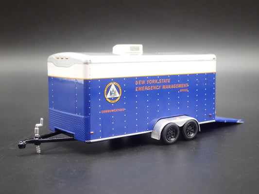 NEW YORK STATE EMERGENCY MANAGEMENT TRAILER OPEN DOOR 1:64 SCALE DIORAMA MODEL