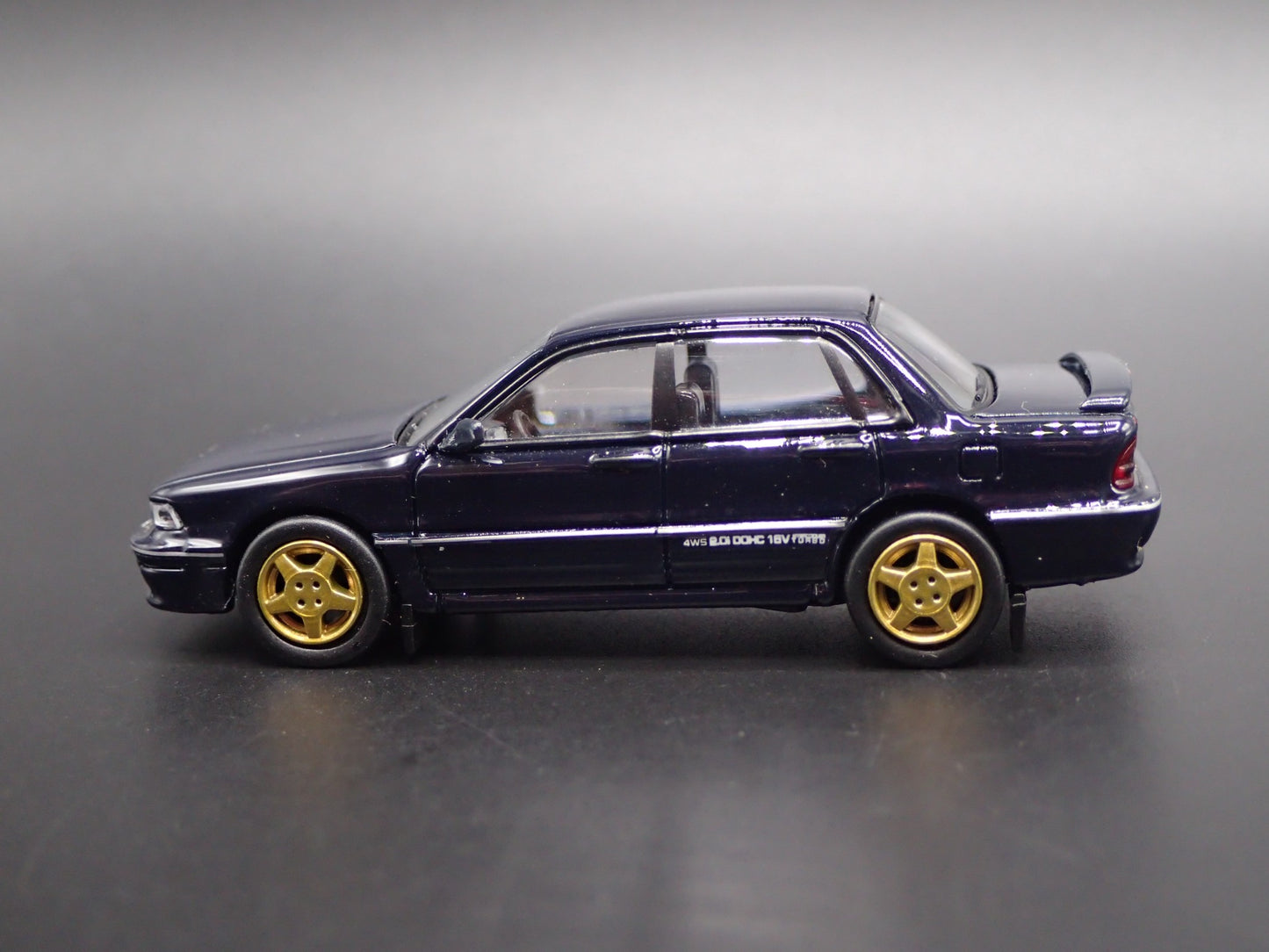 1987-1992 MITSUBISHI GALANT VR4 1:64 SCALE COLLECTIBLE DIORAMA DIECAST MODEL CAR