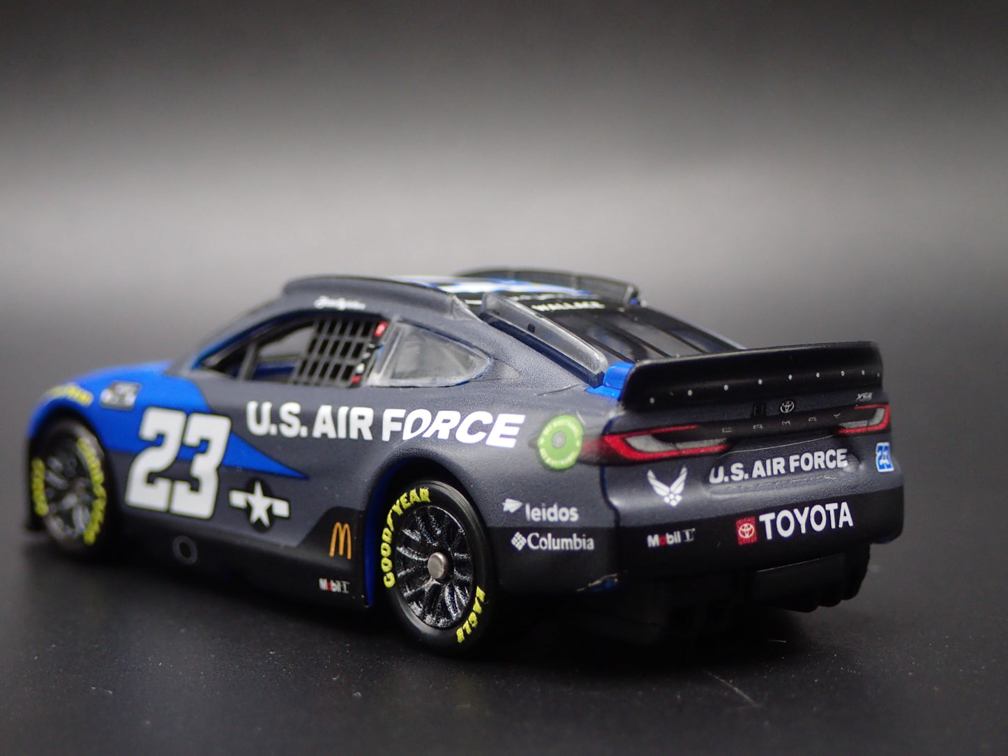 2024 TOYOTA CAMRY 23 BUBBA WALLACE AIR FORCE NASCAR 1:64 SCALE DIECAST MODEL CAR
