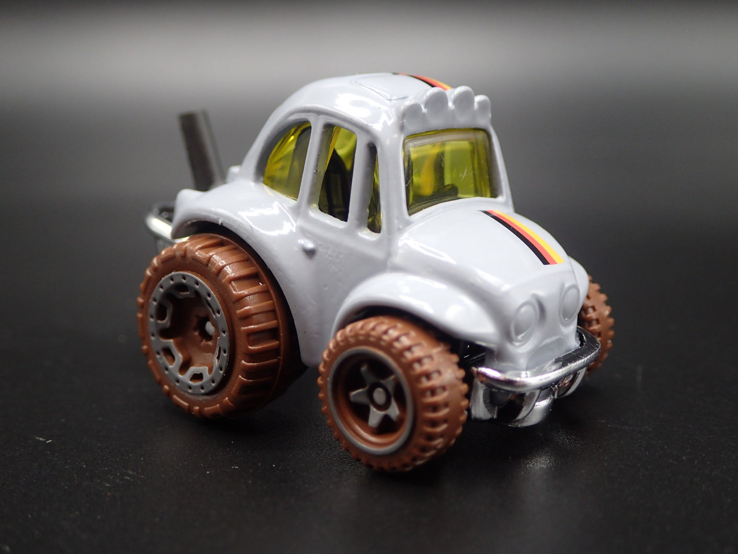 VW VOLKSWAGEN BAJA BEETLE BUG OFF ROAD GRAY 1/64 SCALE DIORAMA DIECAST MODEL CAR