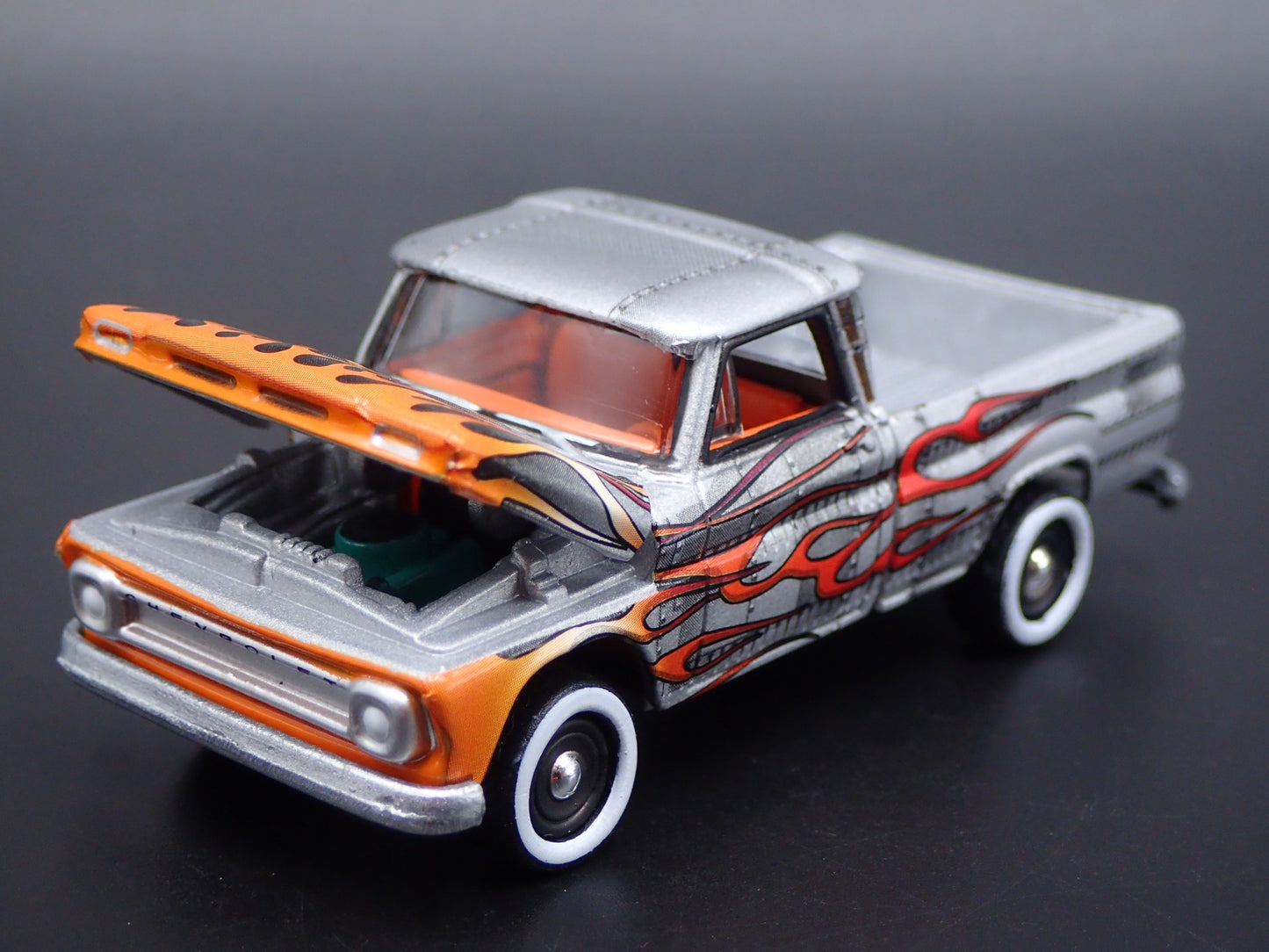 1966 66 CHEVY CHEVROLET SHORTBED PICKUP TRUCK RARE 1:64 SCALE DIECAST MODEL CAR