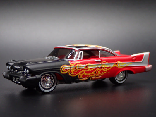 1958 58 PLYMOUTH FURY FLAMES 1:64 SCALE COLLECTIBLE DIORAMA DIECAST MODEL CAR