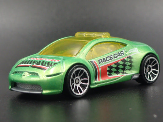 2006-2012 MITSUBISHI ECLIPSE PACE CAR GREEN 1:64 SCALE DIORAMA DIECAST MODEL CAR