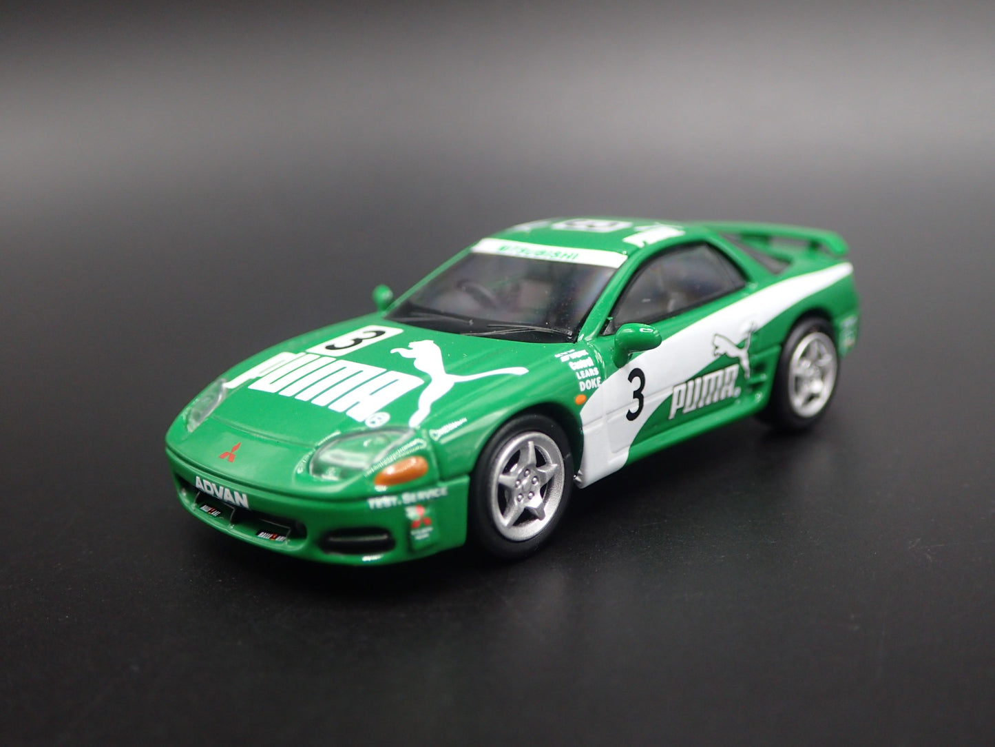 1990-2000 MITSUBISHI GTO 3000GT PUMA #3 RACE CAR 1:64 SCALE DIECAST MODEL CAR