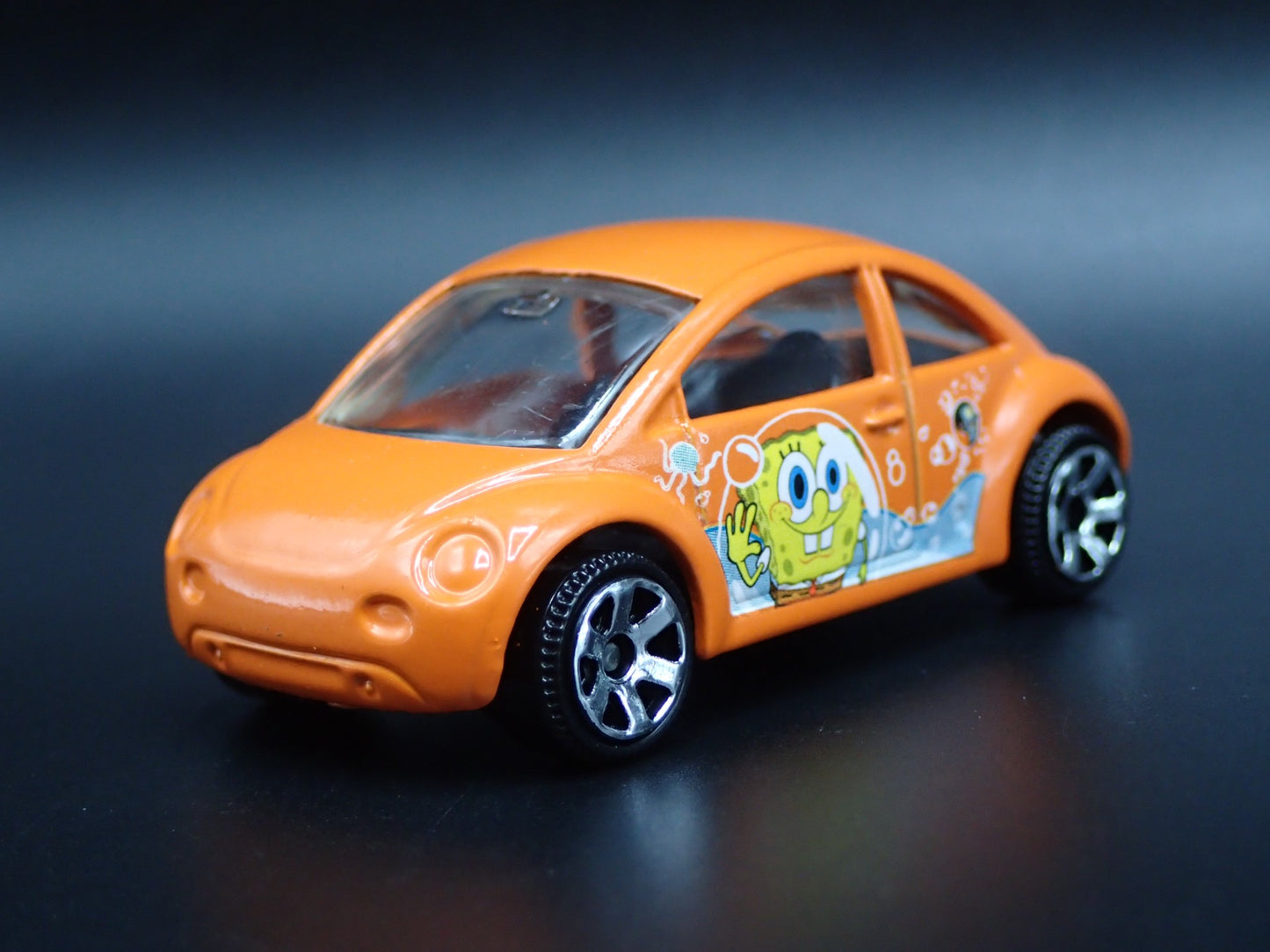 1998-2011 VW VOLKSWAGEN NEW BEETLE BUG SPONGEBOB 1:64 SCALE DIECAST MODEL CAR