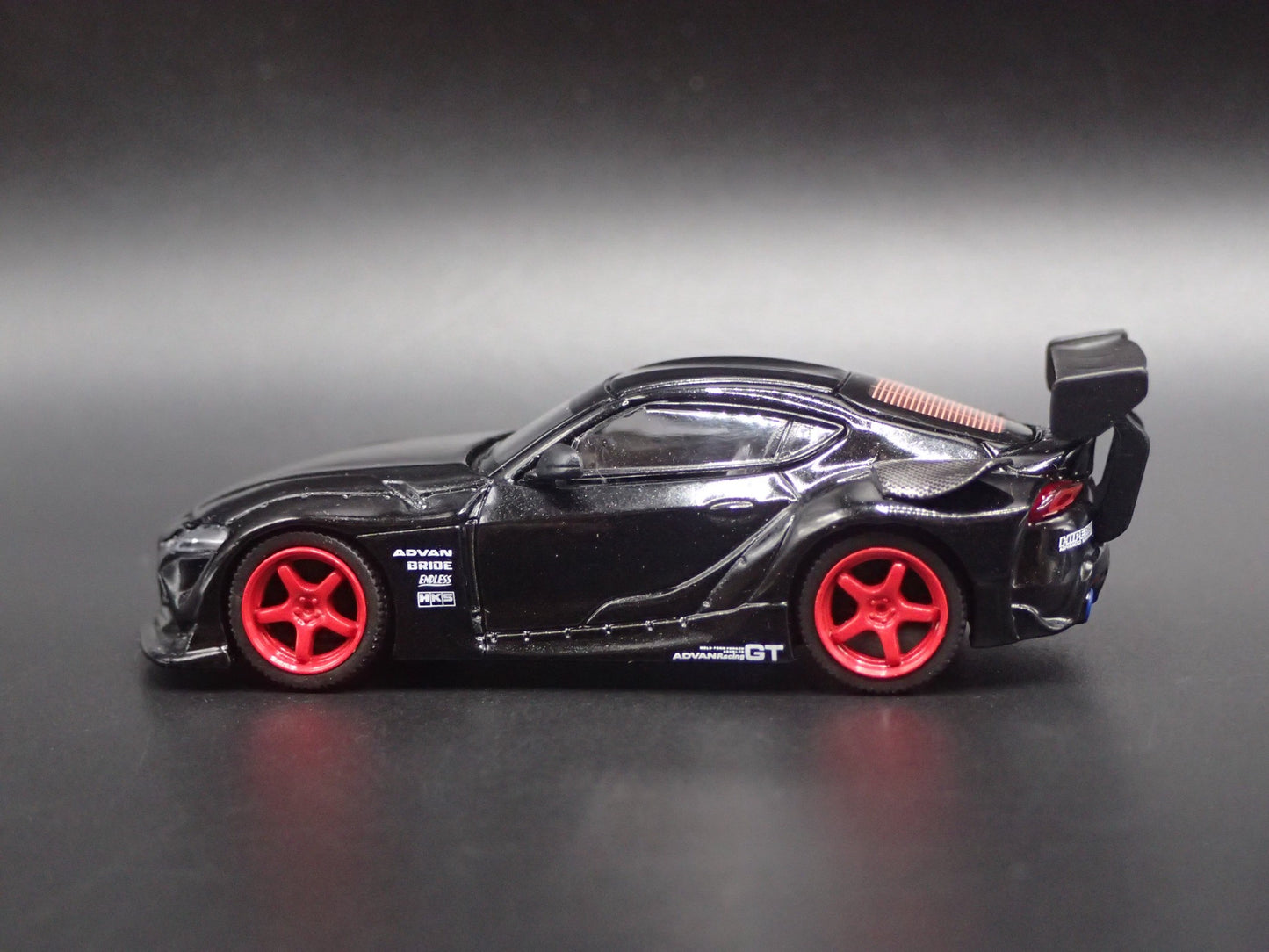 2019-2025 TOYOTA GR SUPRA BLACK 1/64 SCALE COLLECTIBLE DIORAMA DIECAST MODEL CAR