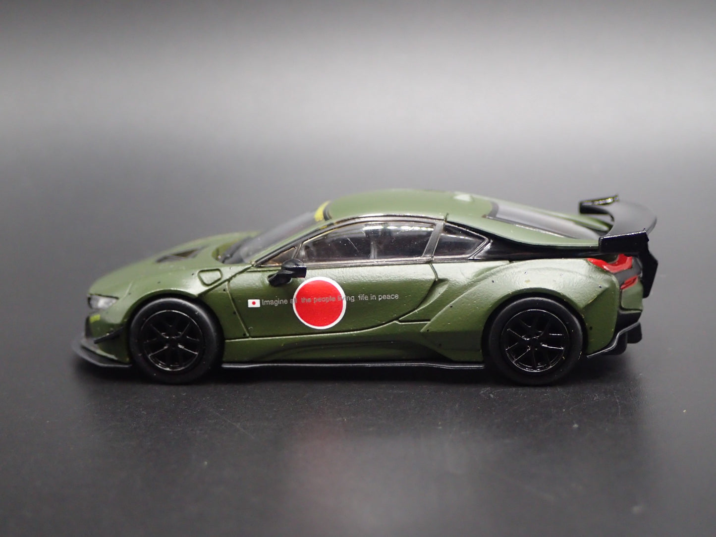 2014-2020 BMW i8 LIBERTY WALK LBWK RARE 1:64 SCALE DIORAMA DIECAST MODEL CAR