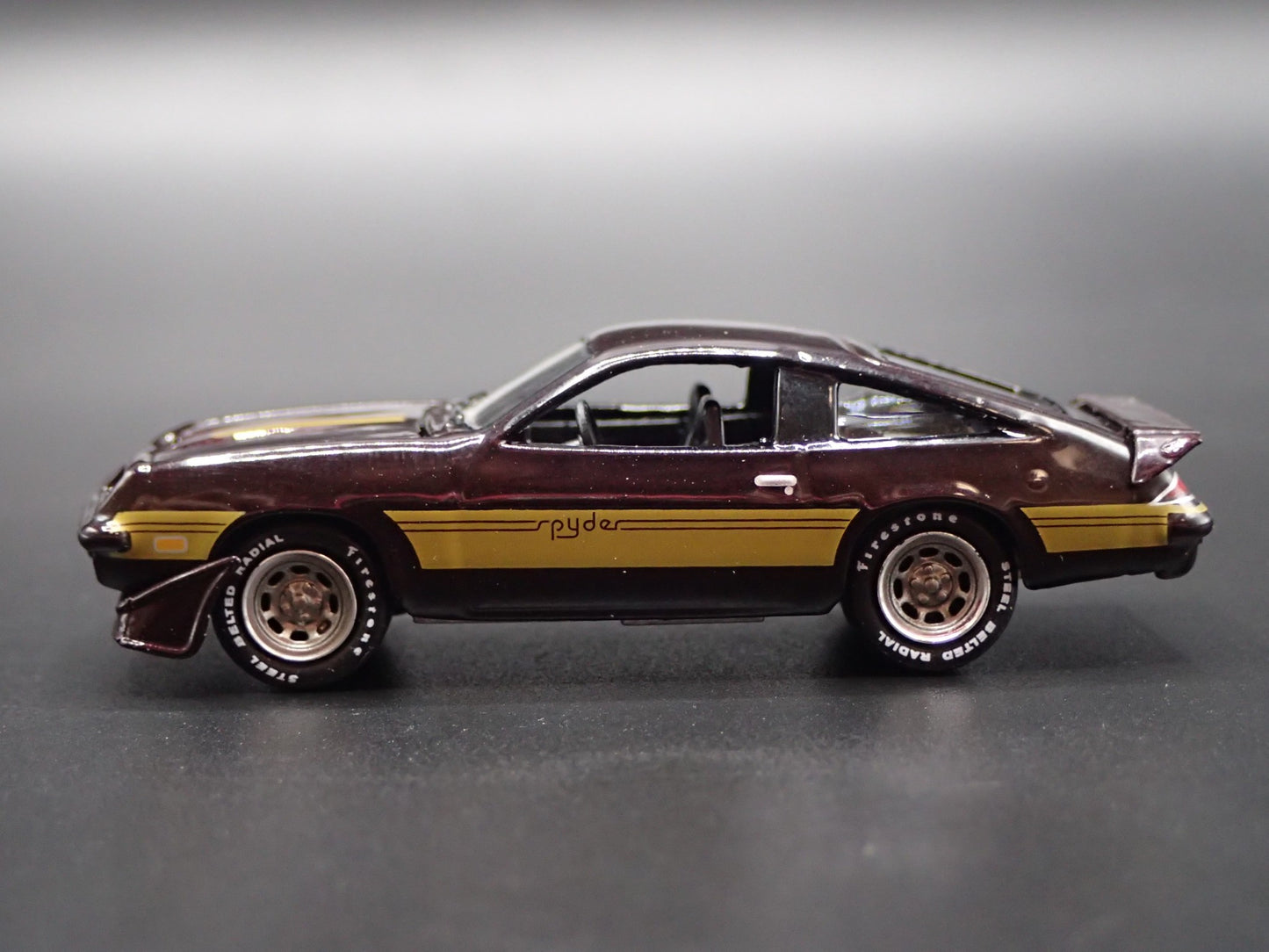 1980 80 CHEVY CHEVROLET MONZA SPYDER RARE 1/64 SCALE DIORAMA DIECAST MODEL CAR