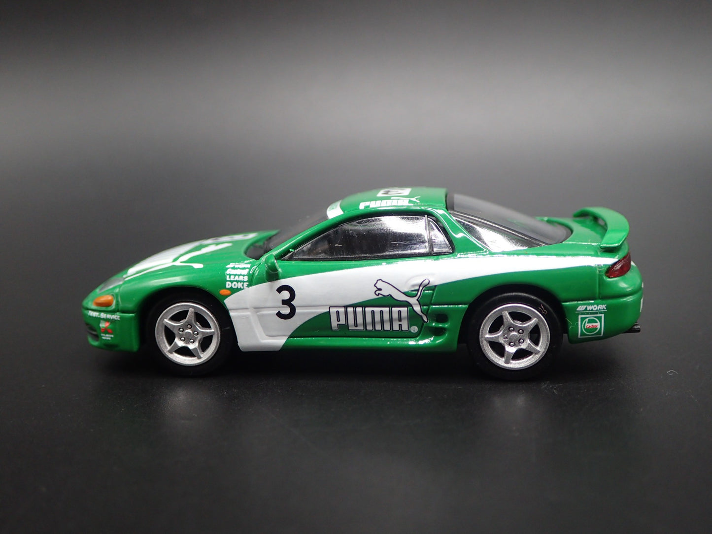 1990-2000 MITSUBISHI GTO 3000GT PUMA #3 RACE CAR 1:64 SCALE DIECAST MODEL CAR
