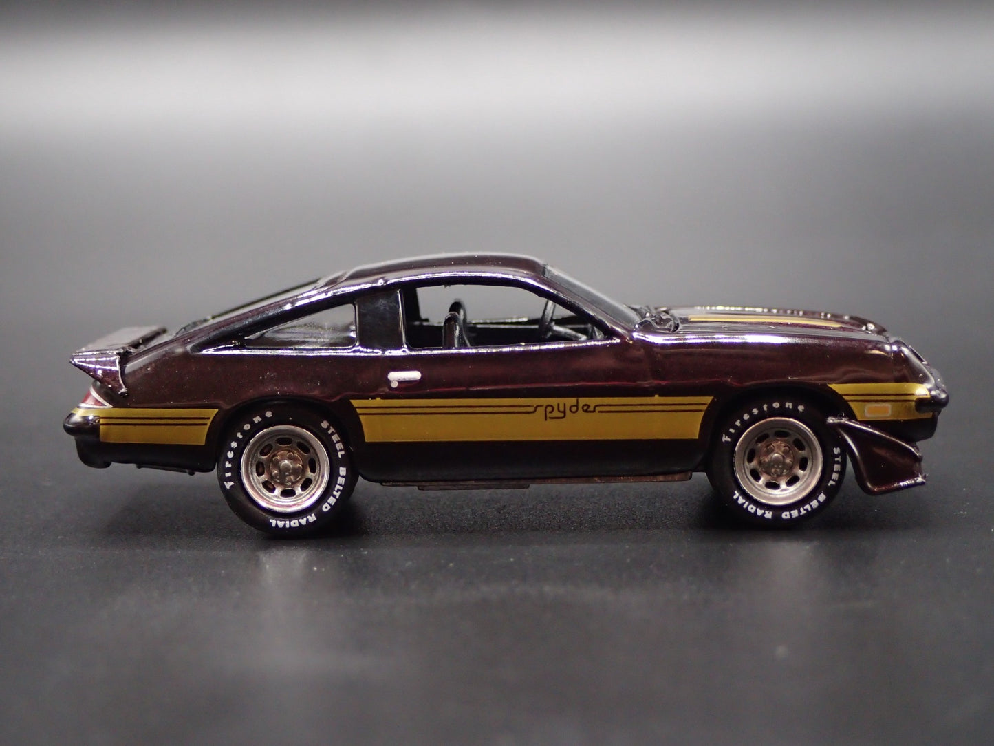 1980 80 CHEVY CHEVROLET MONZA SPYDER RARE 1/64 SCALE DIORAMA DIECAST MODEL CAR