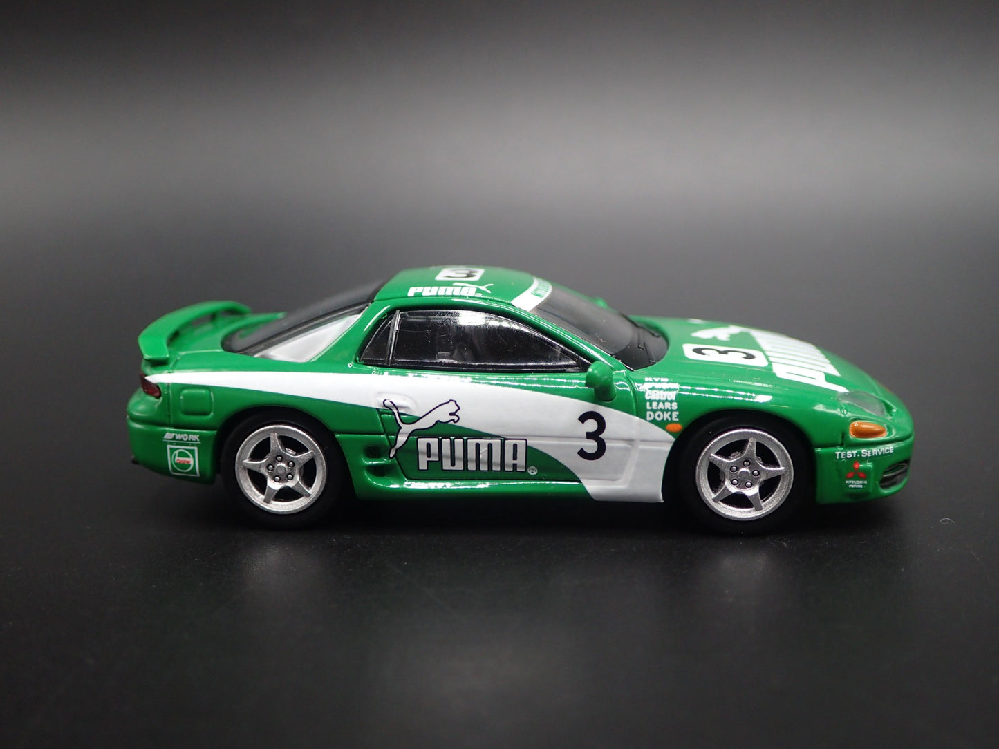 1990-2000 MITSUBISHI GTO 3000GT PUMA #3 RACE CAR 1:64 SCALE DIECAST MODEL CAR