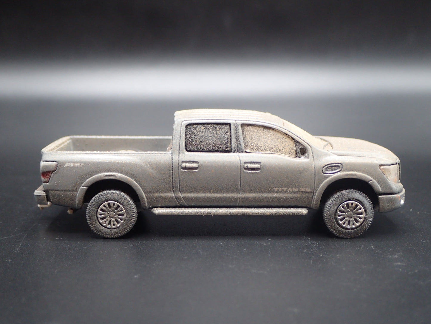 2016-2024 NISSAN TITAN XD PRO-4X  TRUCK CUSTOM MUD 1:64 SCALE DIECAST MODEL CAR