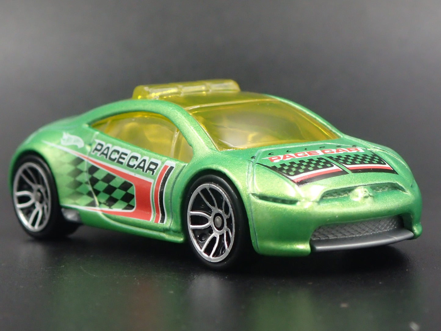 2006-2012 MITSUBISHI ECLIPSE PACE CAR GREEN 1:64 SCALE DIORAMA DIECAST MODEL CAR