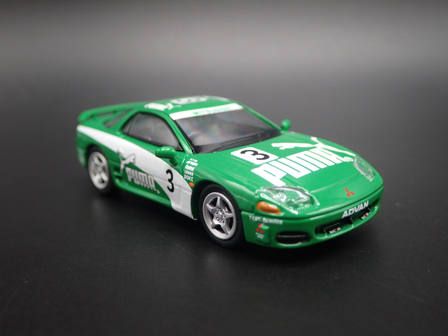 1990-2000 MITSUBISHI GTO 3000GT PUMA #3 RACE CAR 1:64 SCALE DIECAST MODEL CAR