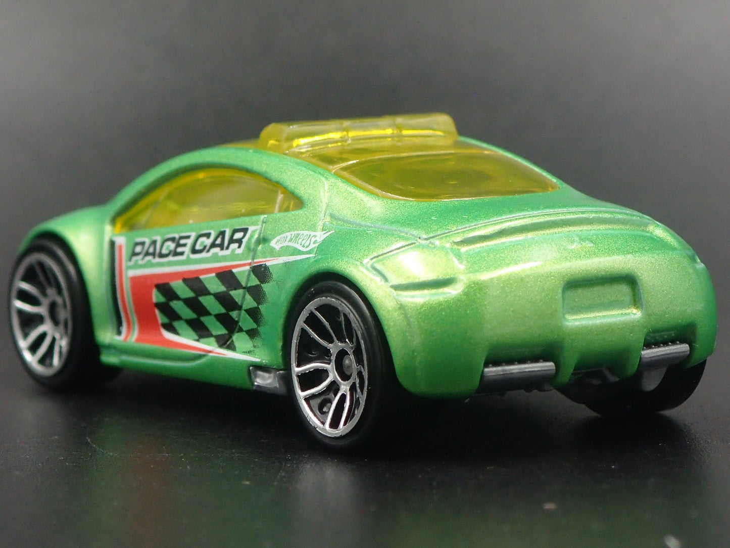 2006-2012 MITSUBISHI ECLIPSE PACE CAR GREEN 1:64 SCALE DIORAMA DIECAST MODEL CAR