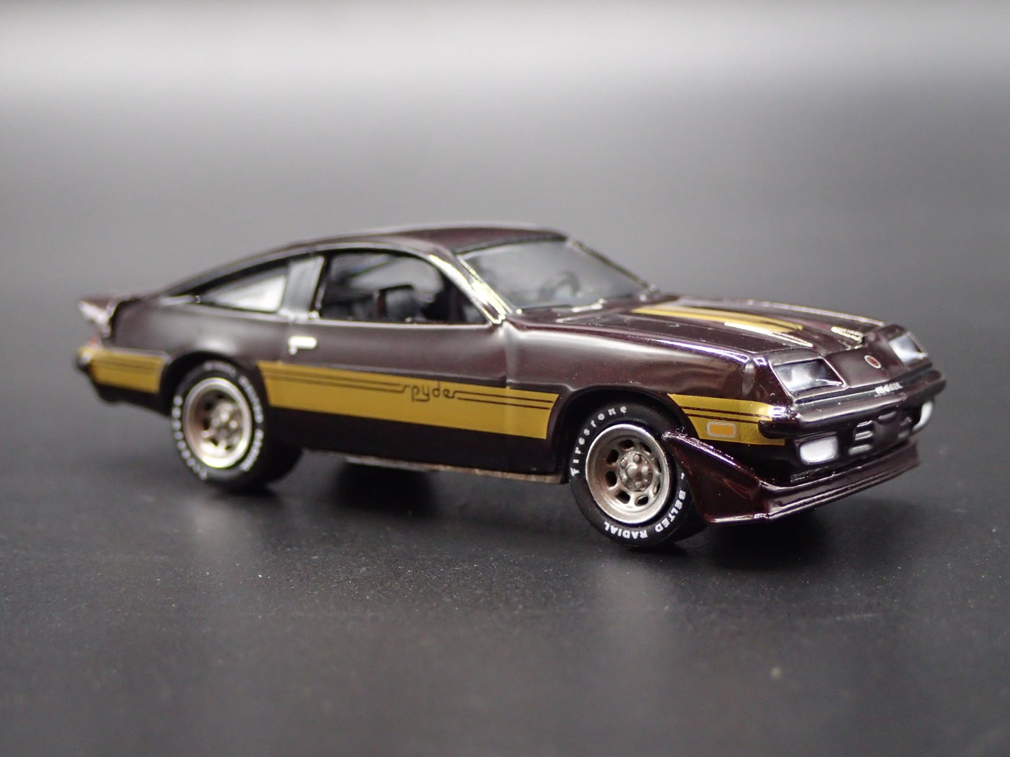 1980 80 CHEVY CHEVROLET MONZA SPYDER RARE 1/64 SCALE DIORAMA DIECAST MODEL CAR