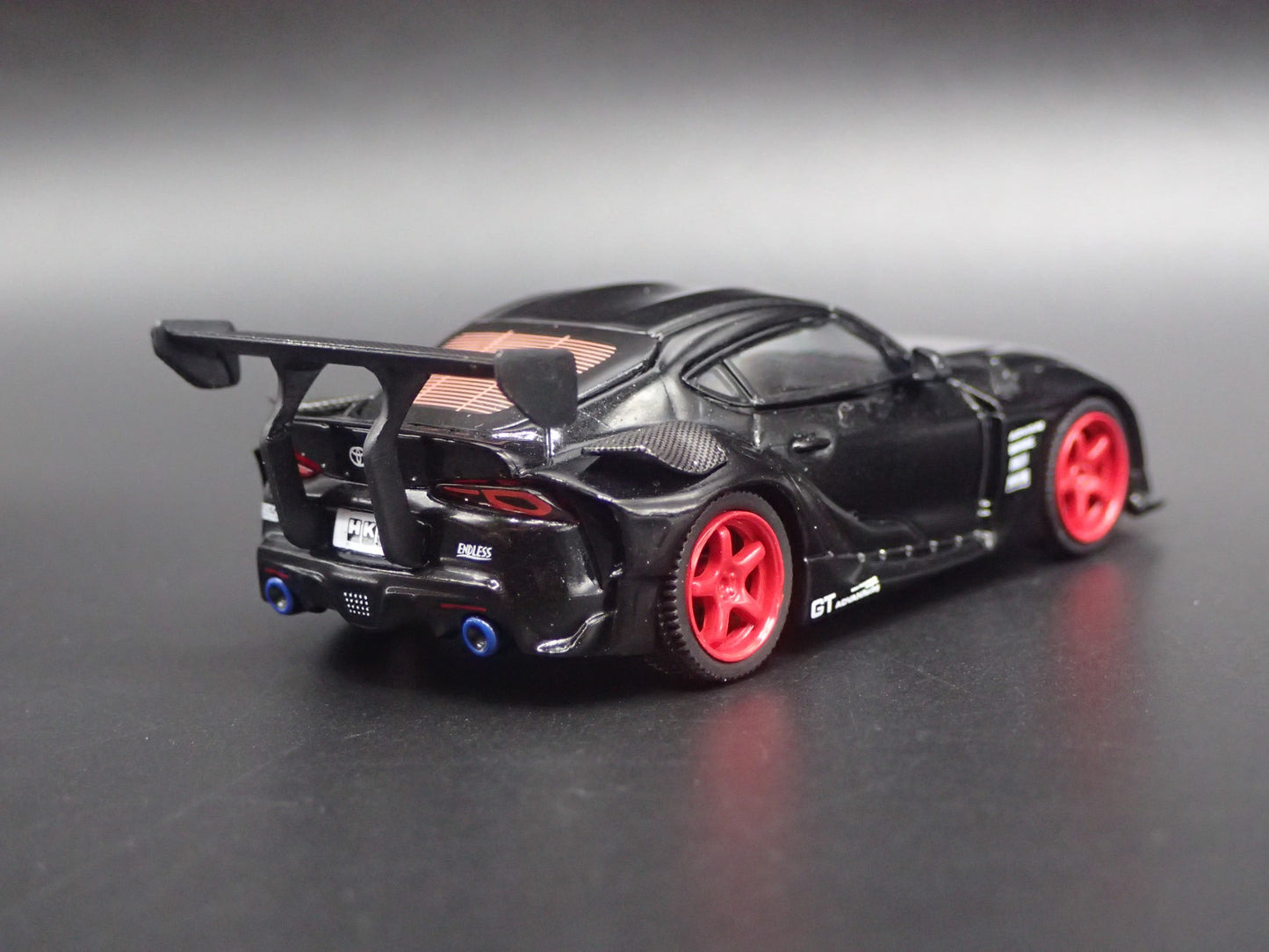 2019-2025 TOYOTA GR SUPRA BLACK 1/64 SCALE COLLECTIBLE DIORAMA DIECAST MODEL CAR