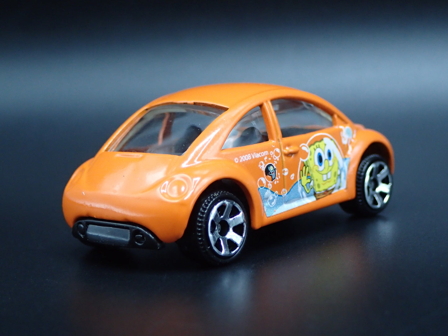 1998-2011 VW VOLKSWAGEN NEW BEETLE BUG SPONGEBOB 1:64 SCALE DIECAST MODEL CAR