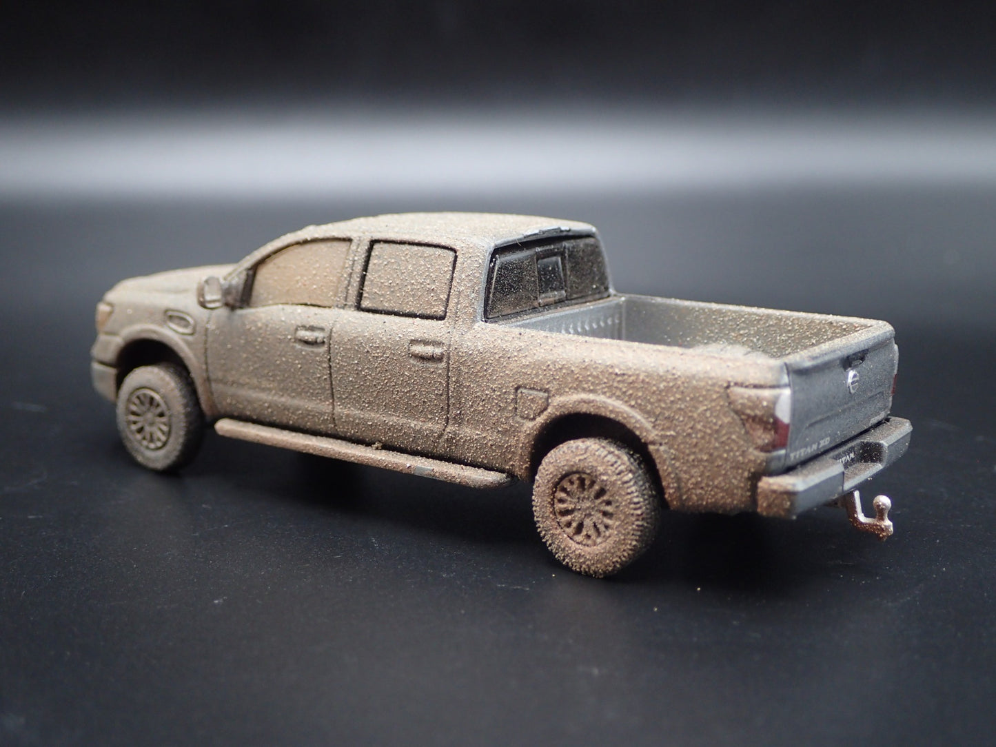 2016-2024 NISSAN TITAN XD PRO-4X  TRUCK CUSTOM MUD 1:64 SCALE DIECAST MODEL CAR