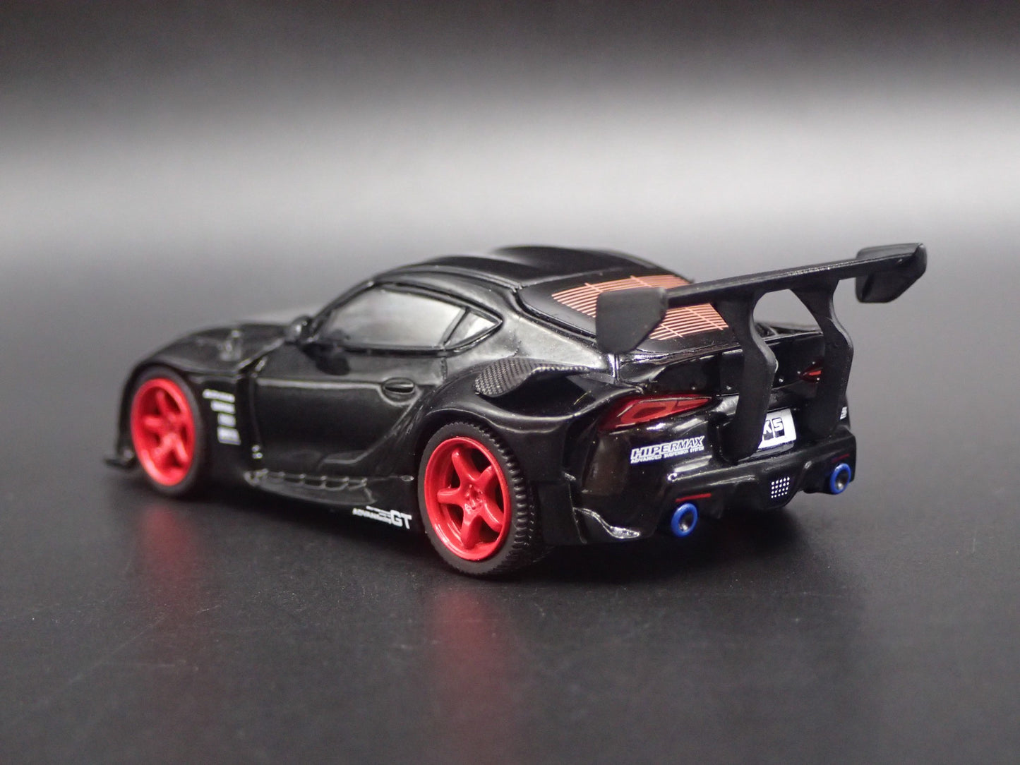 2019-2025 TOYOTA GR SUPRA BLACK 1/64 SCALE COLLECTIBLE DIORAMA DIECAST MODEL CAR