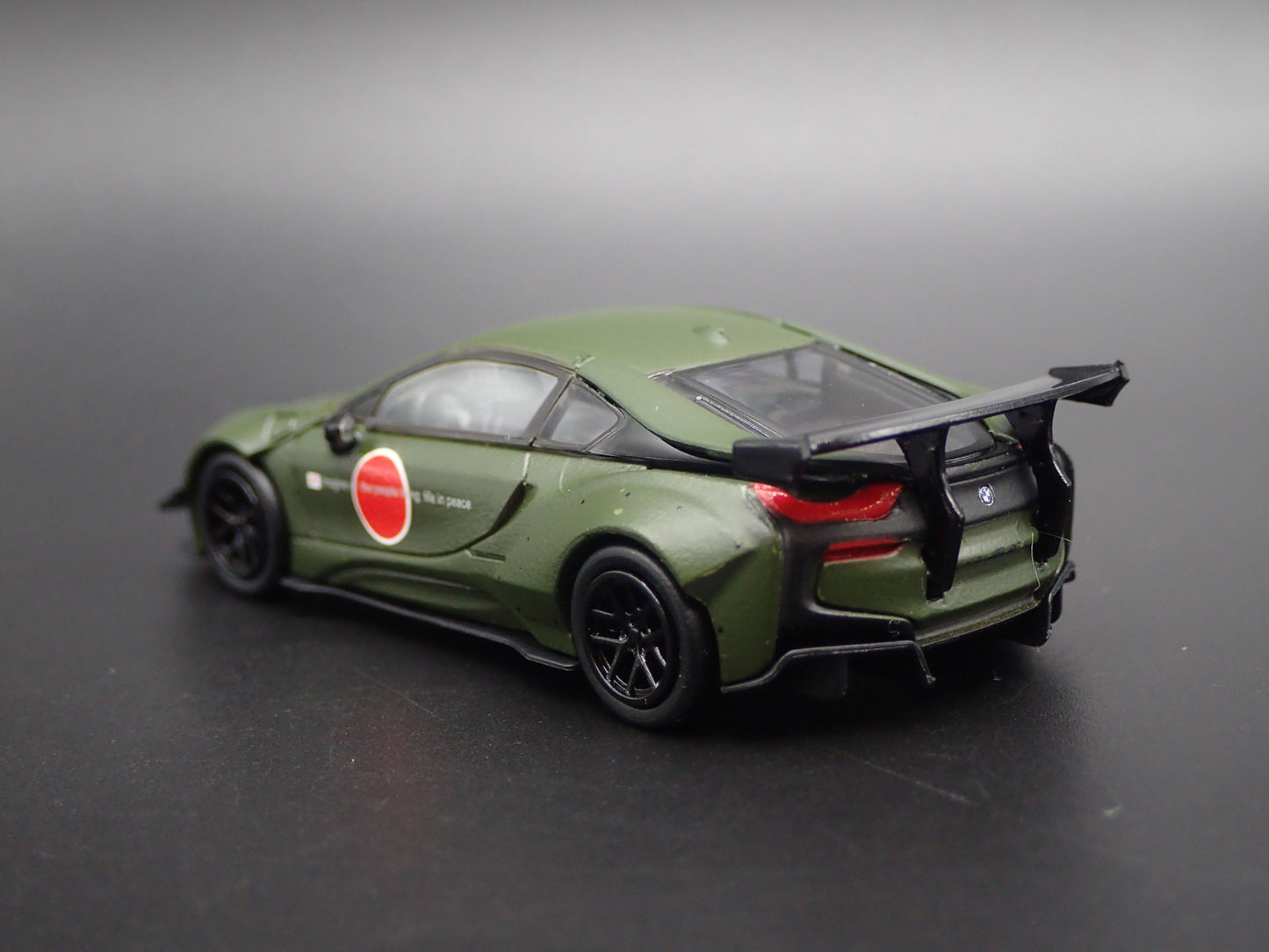 2014-2020 BMW i8 LIBERTY WALK LBWK RARE 1:64 SCALE DIORAMA DIECAST MODEL CAR