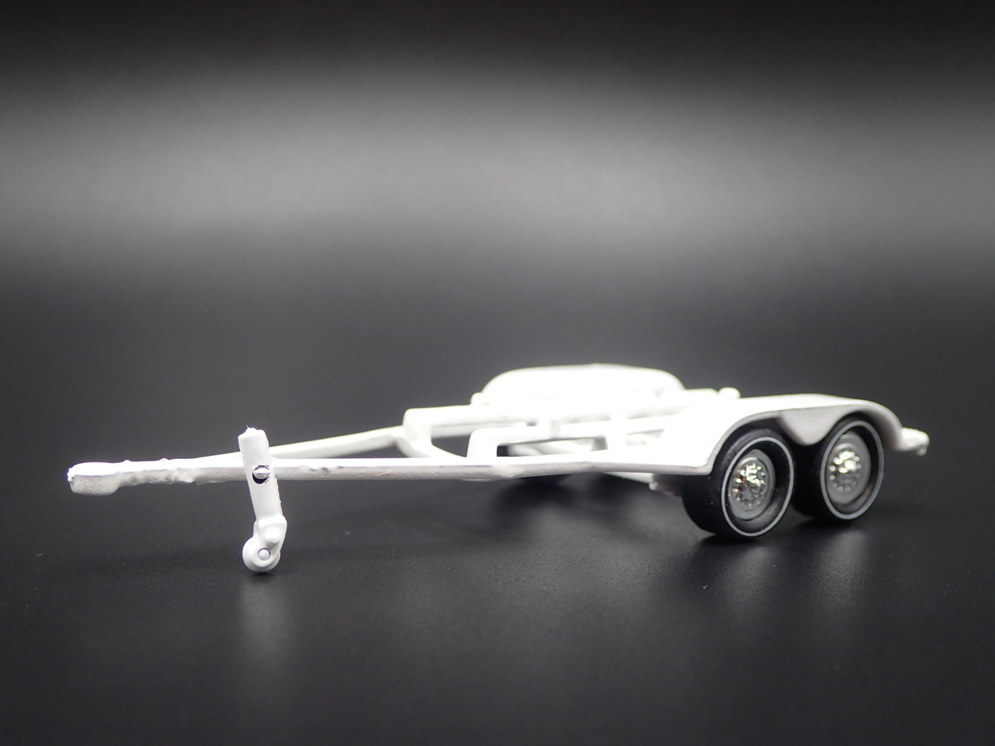 BOAT TRAILER WHITE RARE 1/64 SCALE DIORAMA PROP COLLECTIBLE MODEL TRAILER