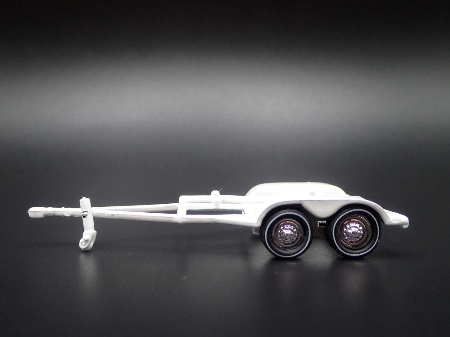 BOAT TRAILER WHITE RARE 1/64 SCALE DIORAMA PROP COLLECTIBLE MODEL TRAILER