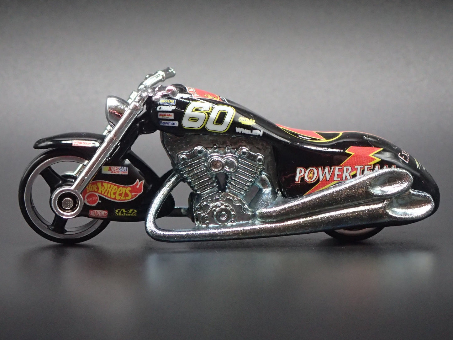 SCORCHIN SCOOTER MOTORCYCLE POWER TEAM  1:64 HOT WHEELS SCALE DIECAST MODEL CAR