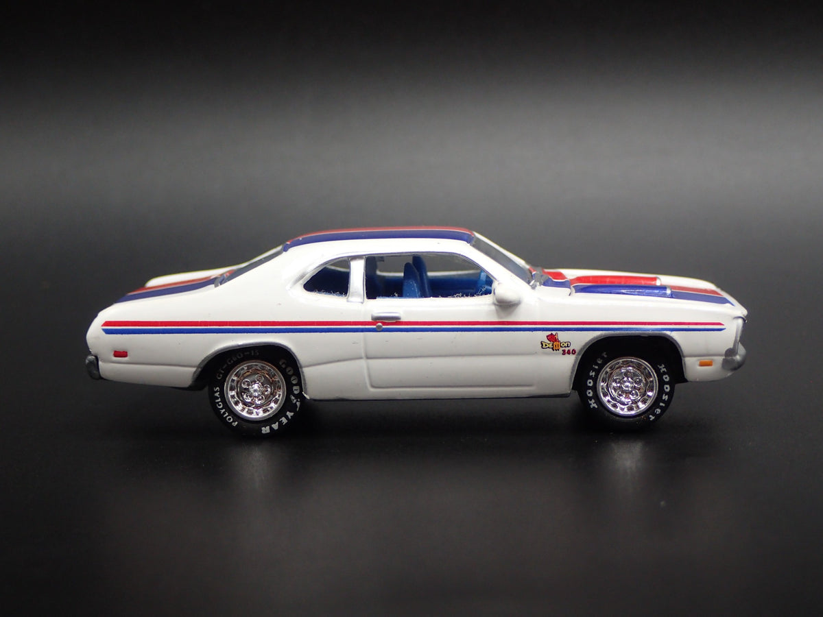 1971 71 DODGE DEMON RARE 1/64 SCALE COLLECTIBLE DIORAMA DIECAST MODEL CAR-Burning Rubber Toy Company