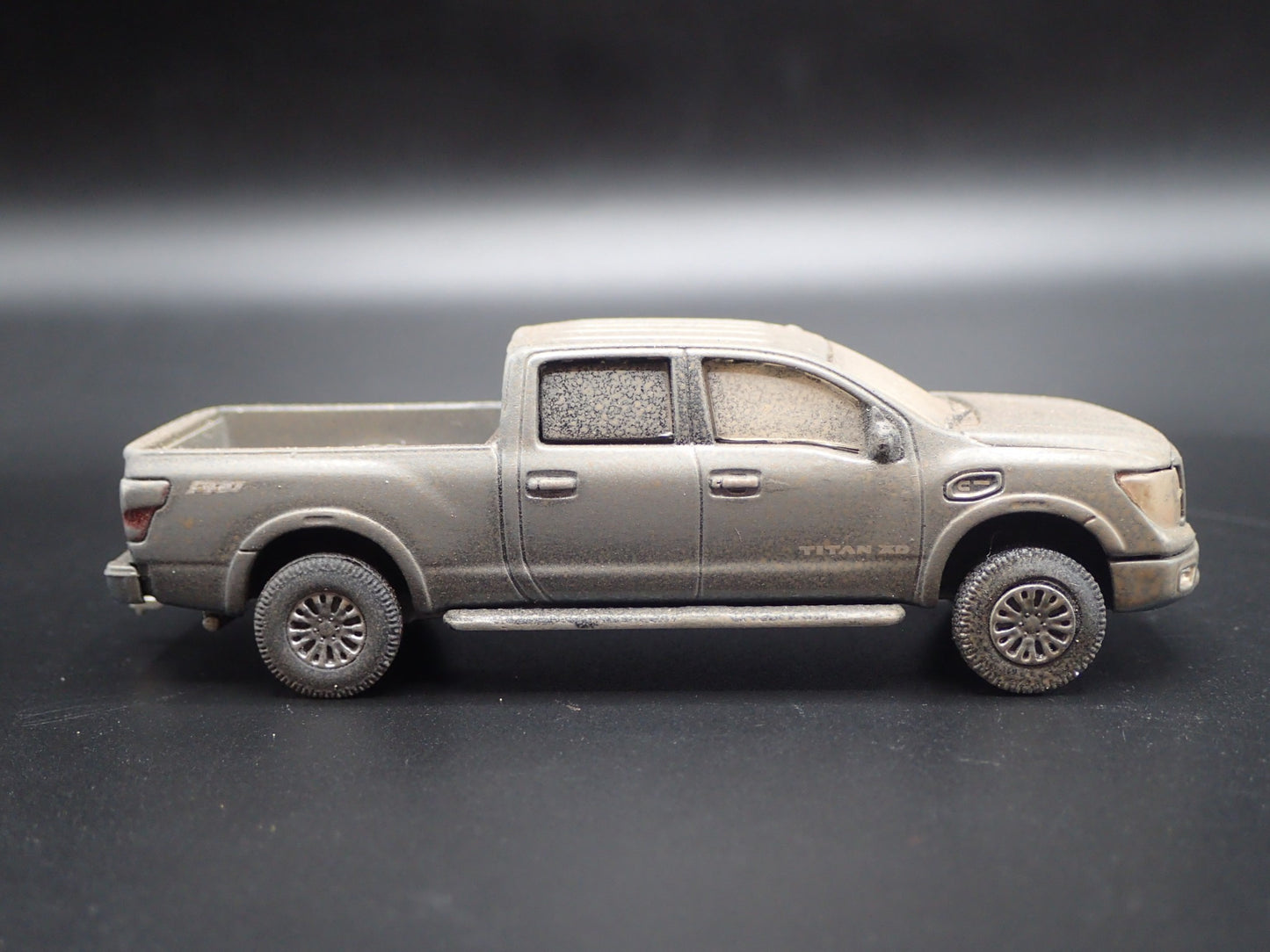 2016-2024 NISSAN TITAN XD PRO-4X  TRUCK CUSTOM MUD 1:64 SCALE DIECAST MODEL CAR