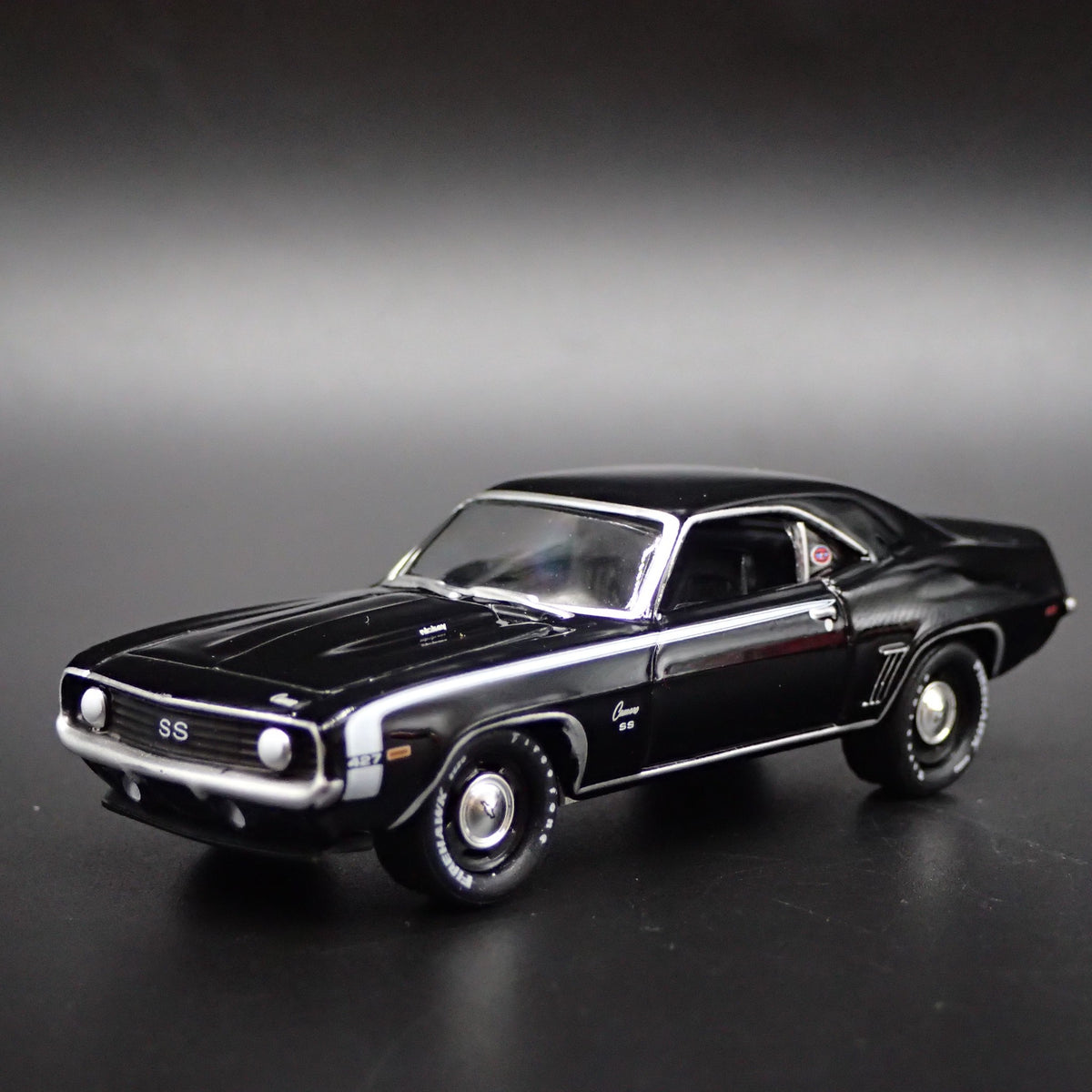 1969 69 CHEVY CHEVROLET CAMARO SS BLK 1:64 SCALE COLLECTIBLE DIECAST MODEL CAR