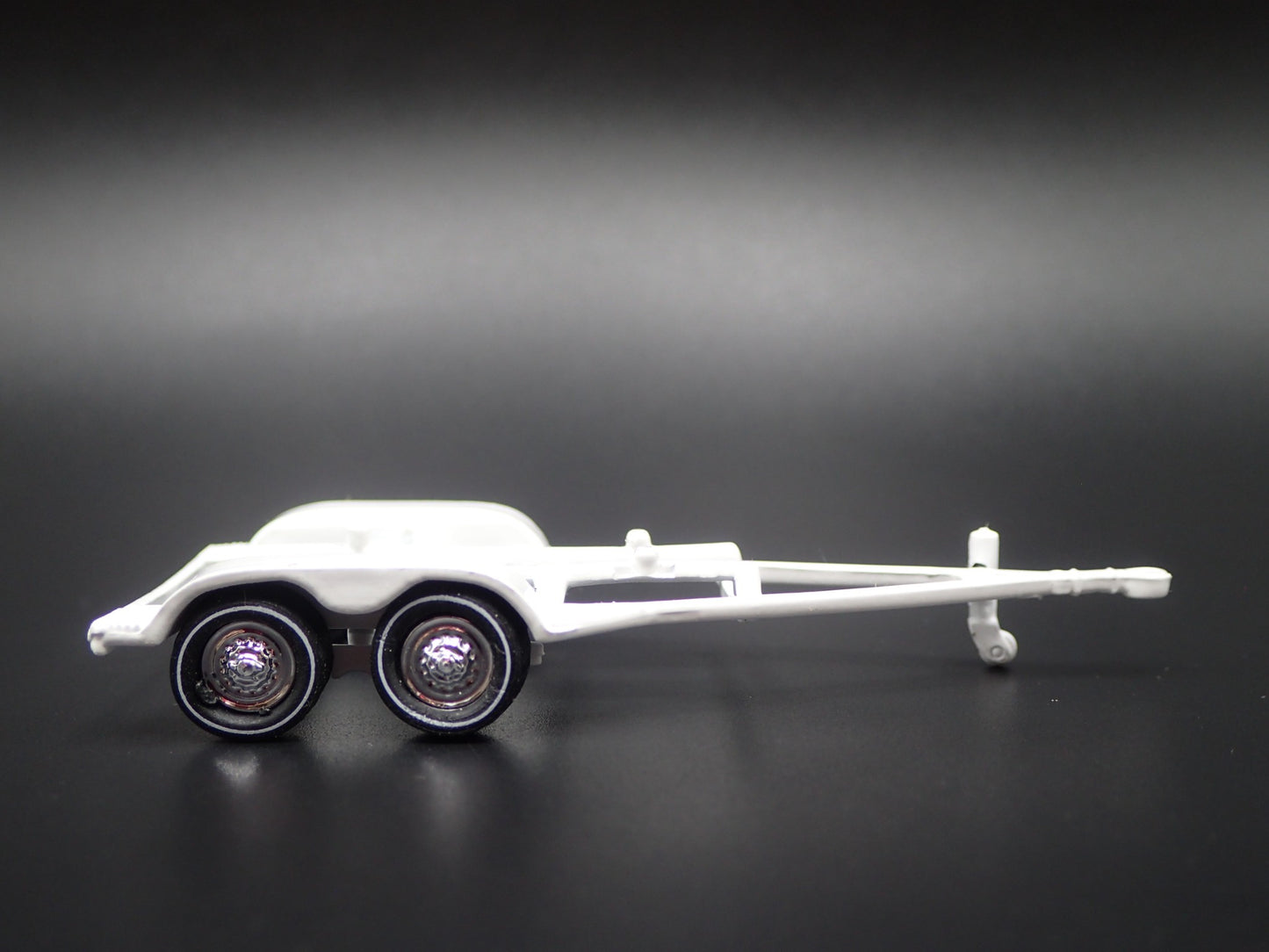 BOAT TRAILER WHITE RARE 1/64 SCALE DIORAMA PROP COLLECTIBLE MODEL TRAILER