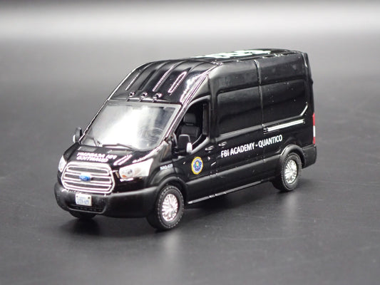 2015 15 FORD TRANSIT SPRINTER VAN FBI QUANTICO BLK 1:64 SCALE DIECAST MODEL CAR