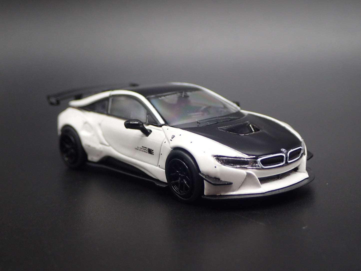 2014-2020 BMW i8 LIBERTY WALK LBWK RARE 1:64 SCALE DIORAMA DIECAST MODEL CAR