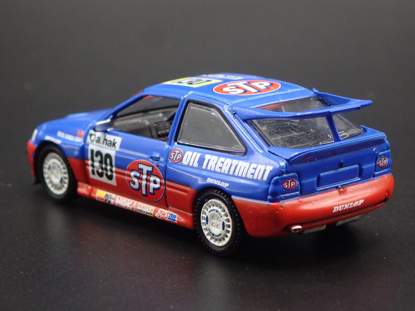 1995 95 FORD ESCORT RS COSWORTH RALLY STP 1:64 SCALE DIORAMA DIECAST MODEL CAR