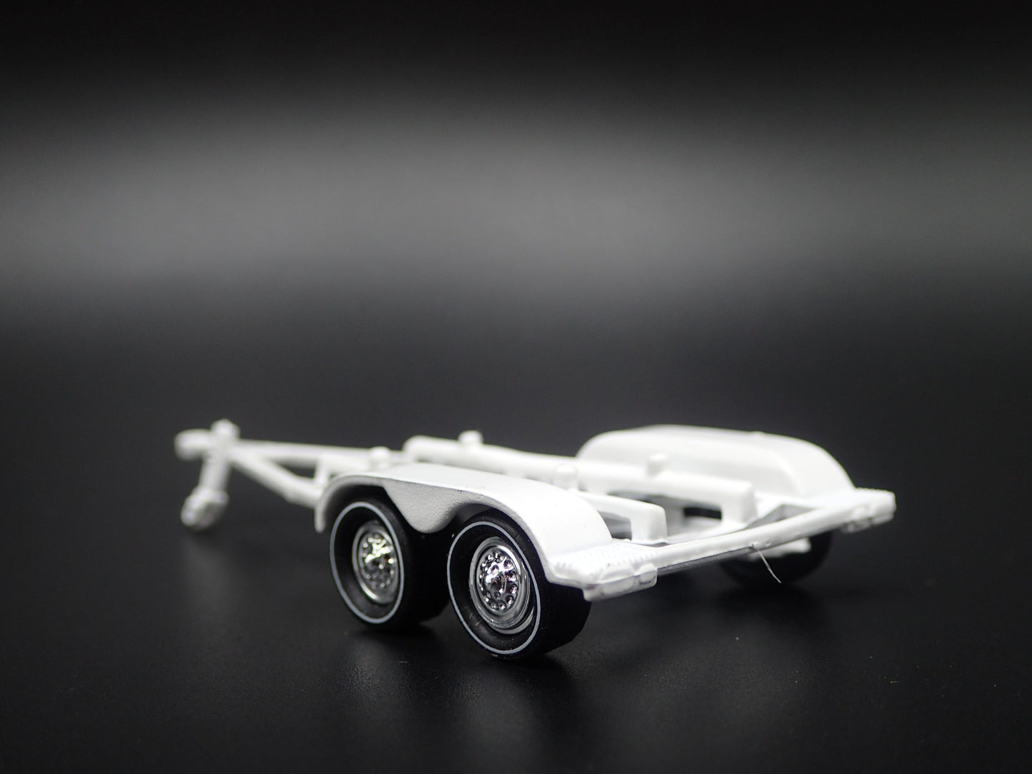 BOAT TRAILER WHITE RARE 1/64 SCALE DIORAMA PROP COLLECTIBLE MODEL TRAILER